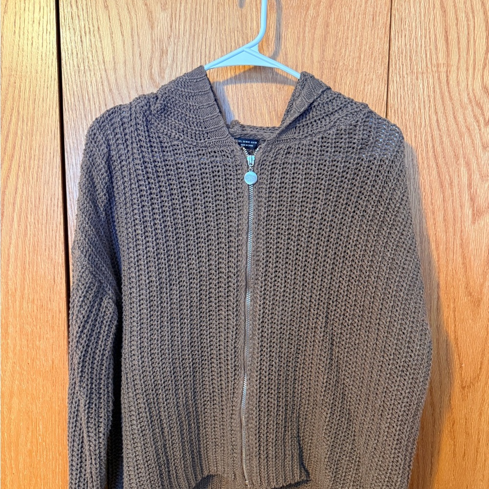 Cozy Brown Knit Sweater